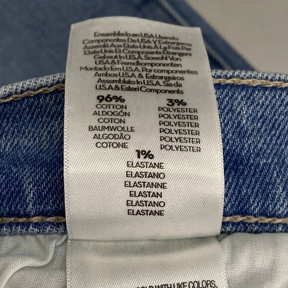 MOTHER Women's The Kick It Ankle Jeans Size 31 – "Can You Dig It" Blue, Frayed H - Picture 4 of 12